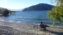 Allan beside Lake Wanaka.