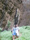 Nuku Hiva: The third highest waterfall in the world is benhind us, although it