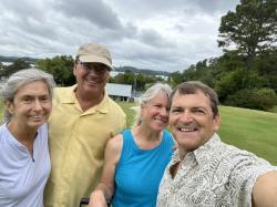On the Par 3 Golf Course: Donna, Eugene, Alison & Allan: Knoxville, TN