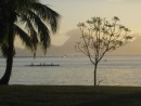 Papeete Bay at sunset