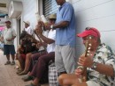 One of the local groups of street musicians. Brain from Furthur in the foreground.