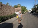 Walking to the store in Cabo to buy more Diet Coke.