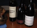 The Wine: Dick brought 3 incredible wines: started with the 2000 Burgandy from the Rhone region. Then the 95 Hafner Cab from Alexander Valley (northern Napa). Finished with a Turley Zinfandel from Paso Robles.  All were excellent but the Cab easily took the cake.