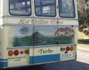 Oude kleurige bus