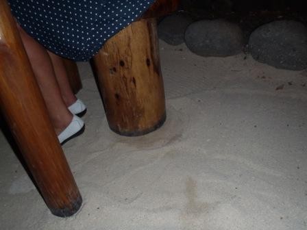 voeten in het zand
