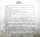The English translation of Pidgin Instructions to locals who found and helped allied servicemen in WW II