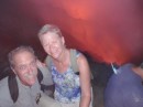 Us at the rim of Mt. Yasur. Don