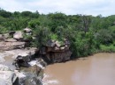 A watering hole which is usually filled with elephants and/or cats.  We saw no one there - too bad!