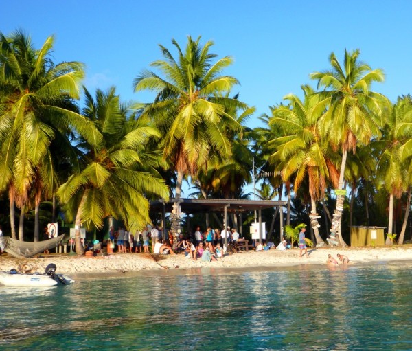 Direction Island in Cocos Keeling - one of the favorite places of many in the fleet