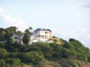 Some beautiful homes are perched on the hills overlooking the harbors
