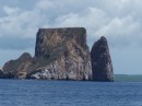 Kicker Rock off Isla San Cristobal is the image commonly associated with the Galapagos.