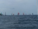 Many boats ahead of us - maybe we should have hoisted the spinnaker at the start
