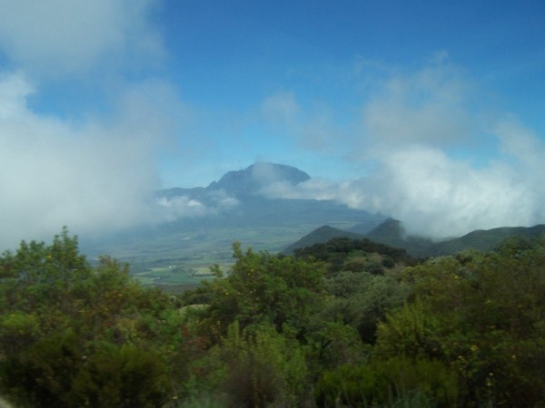 A picture as we drove away from the volcano