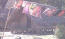 Clothes drying in the village