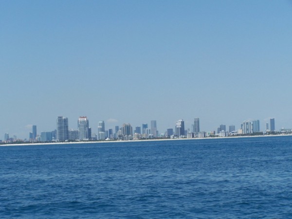 A view of the Miami skyline