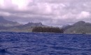 A small motu off the island of Raiatea