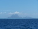 Bora Bora in the distance