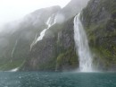 Milford Sound after a rain