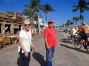 Richard and Gina on Hollywood beach.