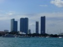 The skyline of Miami Beach