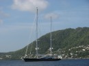 S/Y Twizzle - our neighbor at Petit Nevis - 12/2011 - see www.twizzle.org