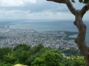 Looking down on Port of Spain