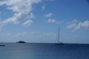 BE at anchor in Salt Pond: Berkeley East at anchor in Salt Pond St. John US Virgin Islands