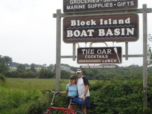 Block Island biking