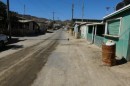 The dry and dusty main street of Turtle Bay.  Despite the appearance there was more here than we expected including a baseball stadium and an internet cafe.