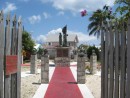 On our way back to the waterfront, we passed this memorial park which was laid out like the Union Jack and contained busts of prominent Bahamian historical figures.