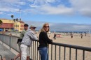 Robb, Tom and Dea enjoy the beach sights