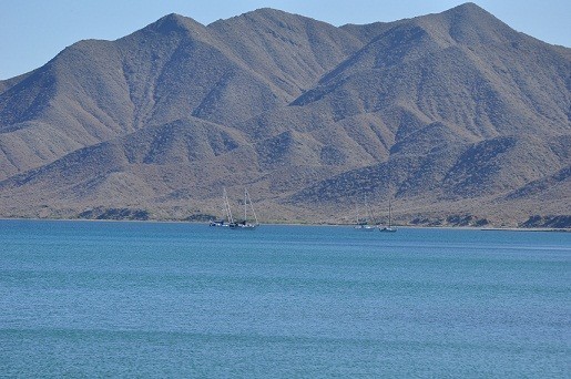 The hill and textures of Magdalena Bay