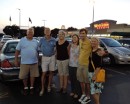 The group in front of the Shanghai Restaurant, Bellaire Boulevard, Houston. From the left, Bud, Bob, Jill, Laurene, Travis and Sharon. Jack