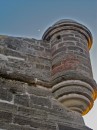 New moon over old fort, Castillo de San Marcos, St. Augustine
