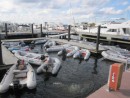 Traffic Jam at the Dinghy Dock