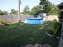 The pool with grass!