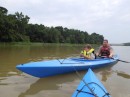 Adler & Jamie kayaking