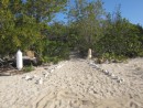 Entrance to Path from Beach on Long Island