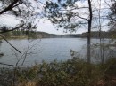 Daingerfield Lake, a spring fed lake dammed by the CCC when they built Daingerfield State Park which opened in 1936. I hiked here Sunday 3/23 While Bud golfed.
