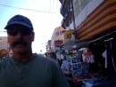 Brian walking in the city of San Salvador