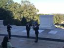 Arlington- Tomb of the Unknowns: Changing of the Guard- The tomb has been guarded continuously since 1937. 