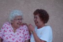 Giggling -
Mom & Aunt Estelle