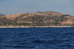 The coast between Cabo San Lucus and San Jose del Cabo - lots of fancy hotels