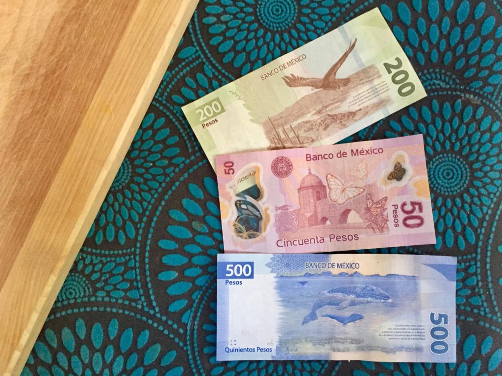 Mexico has beautiful money too!