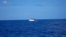 This picture was taken at 2:30. Notice how nice it was out there. This is Deja Vu, one of the boats we had seen many places in the Abacos.