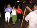 IMG_0279: Sharon Warren, Sharon Barr, and Pascale at the Posada
