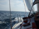 At sea on the way to Tenacatita