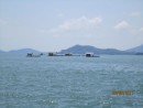 View from the dock: Thai fishing huts