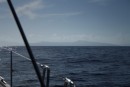 Santorini in the distance