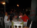 Aussies having dinner at Gia Mass, Poros